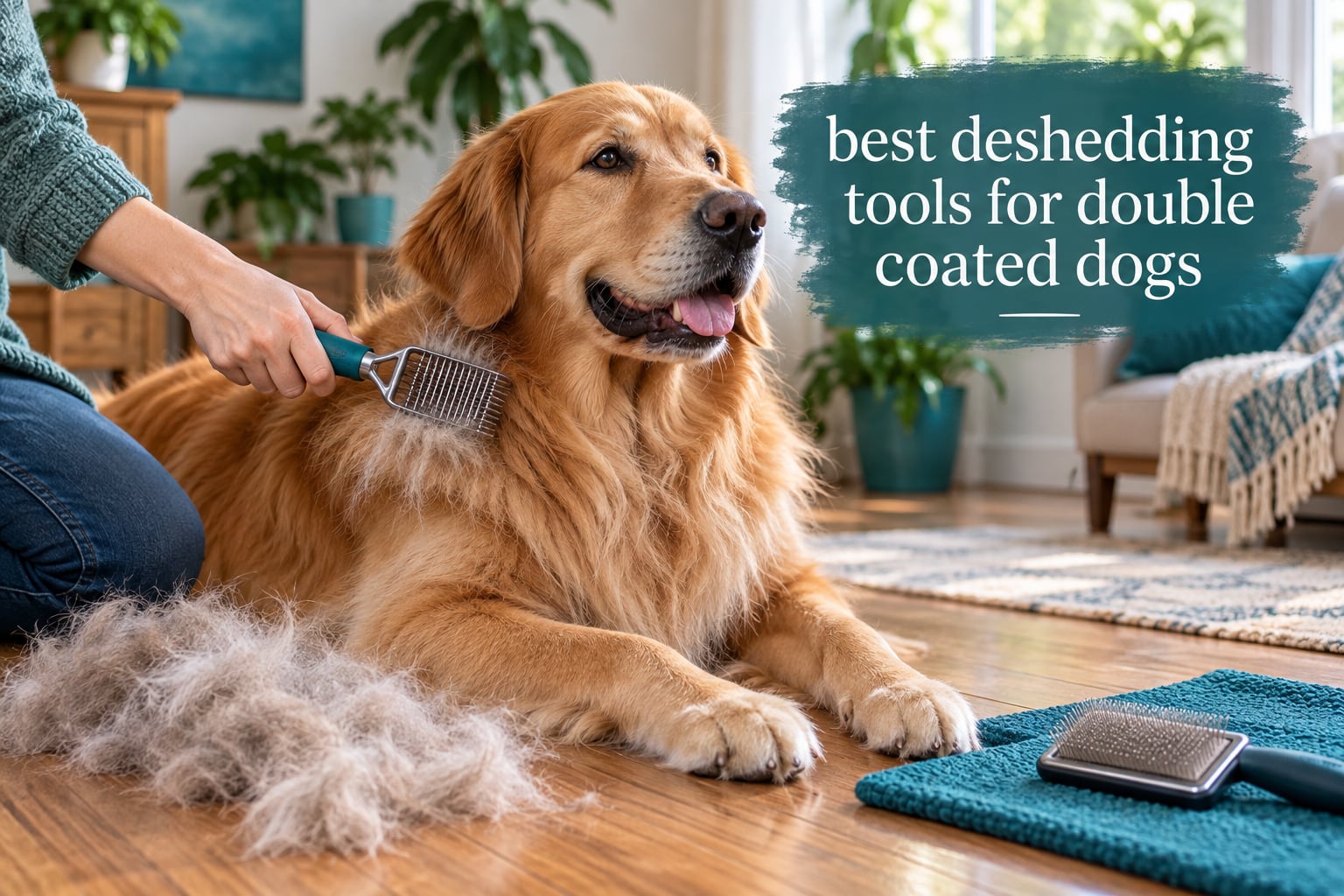 best deshedding tools for double coated dogs
