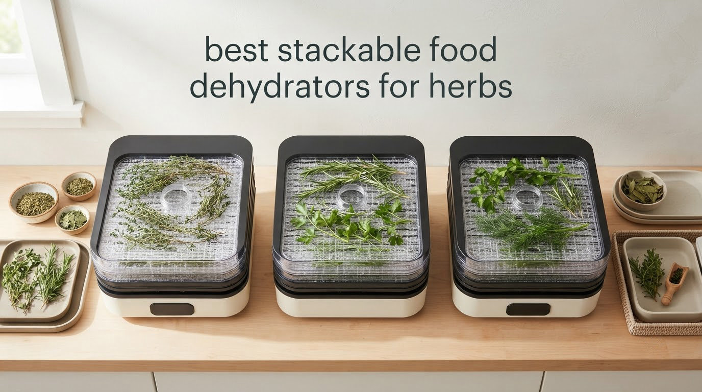 best stackable food dehydrators for herbs
