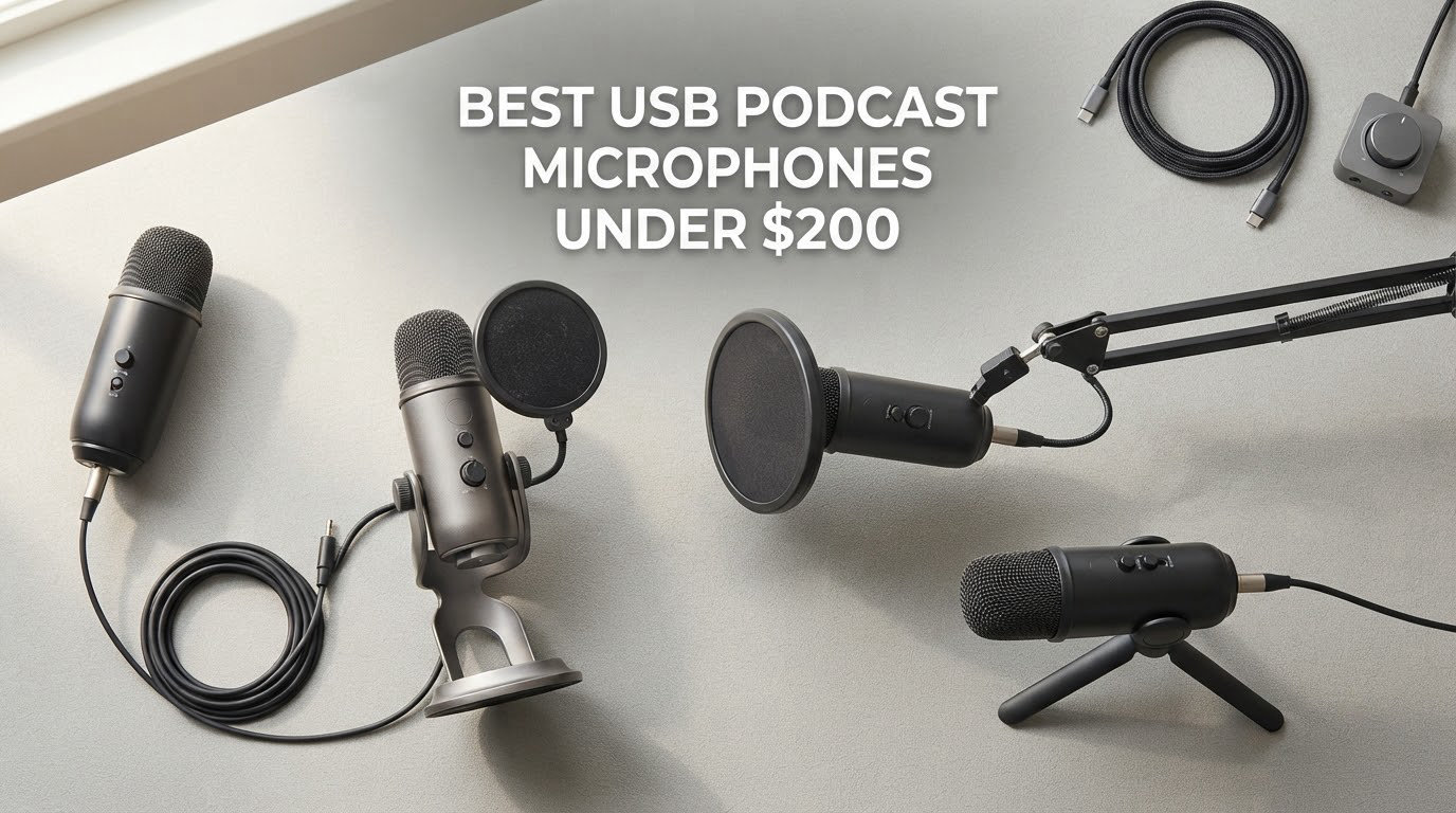 best usb podcast microphones under $200
