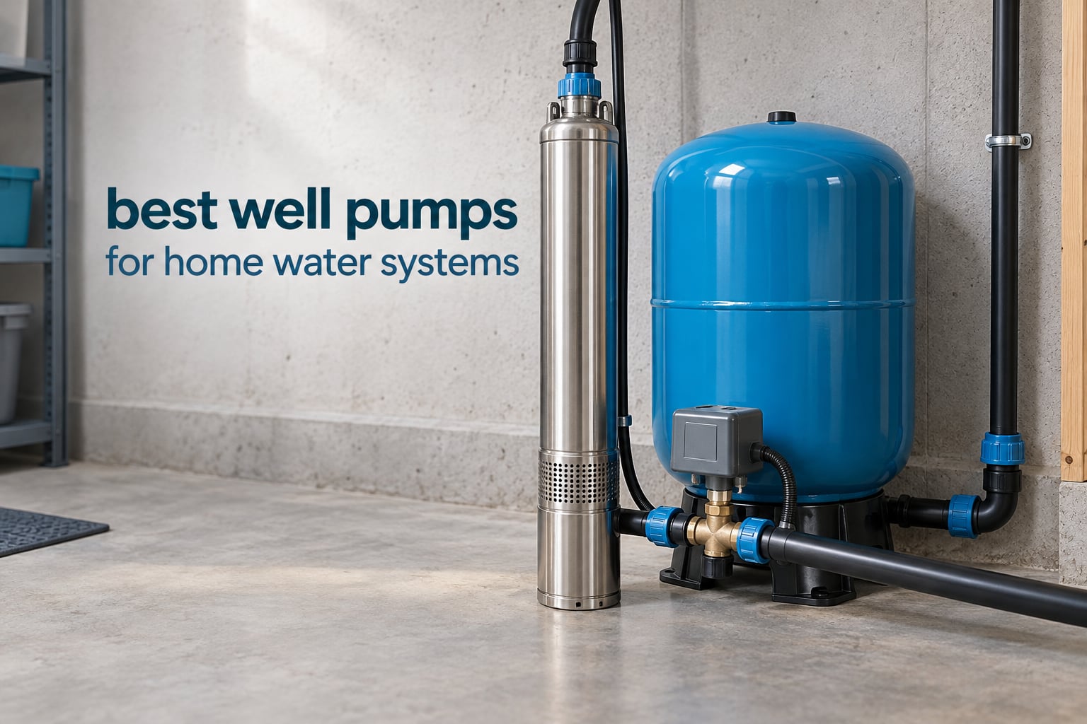 best well pumps for home water systems