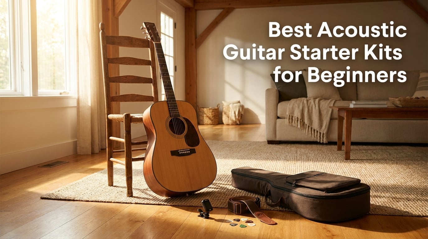 Best Acoustic Guitar Starter Kits for Beginners