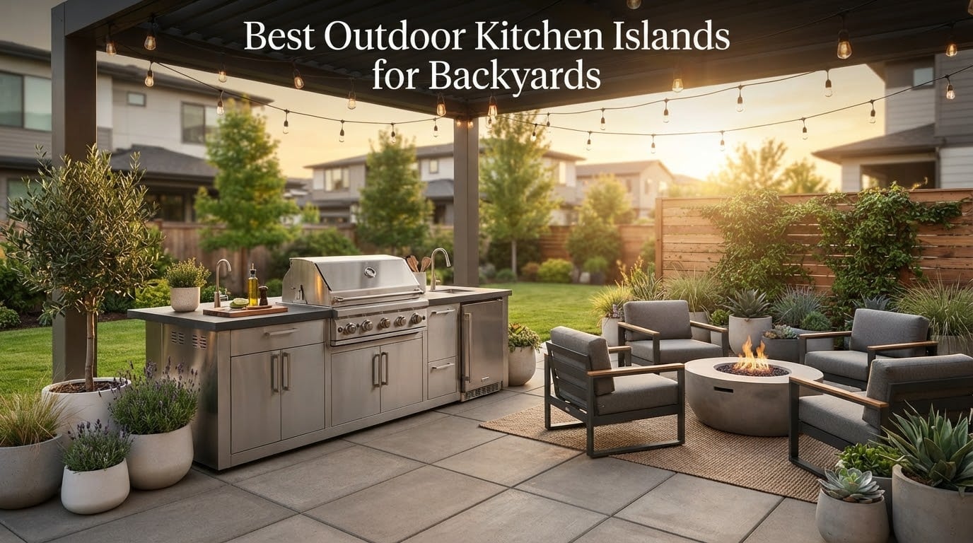 Best Outdoor Kitchen Islands for Backyards