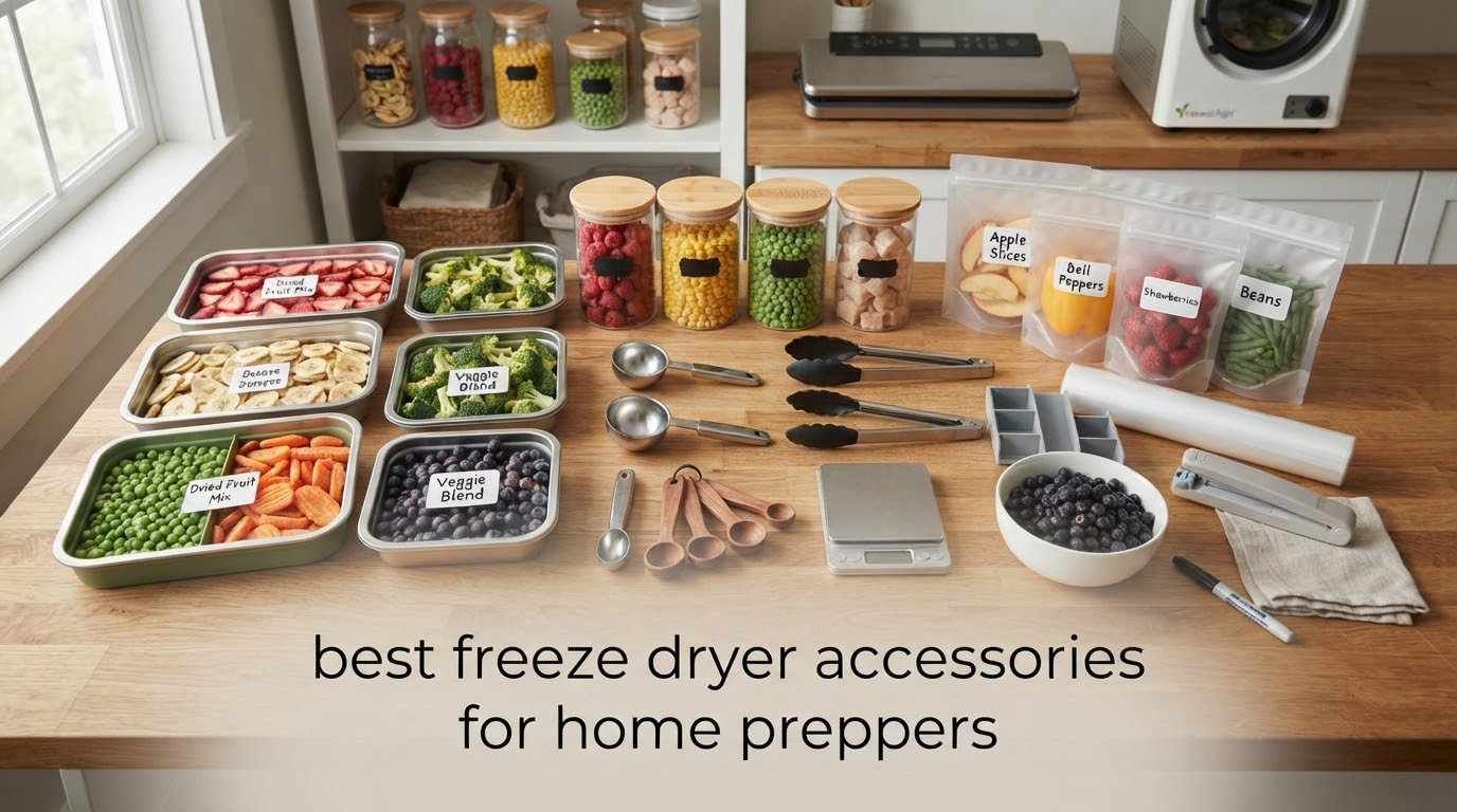 best freeze dryer accessories for home preppers