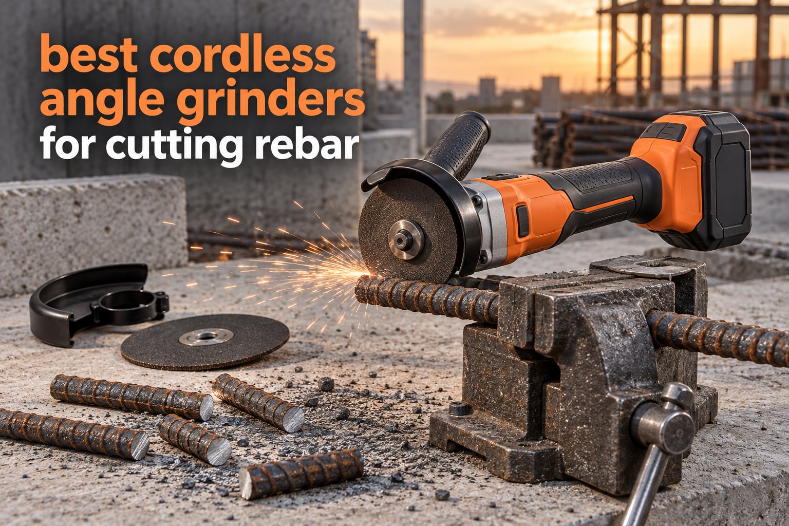 best cordless angle grinders for cutting rebar