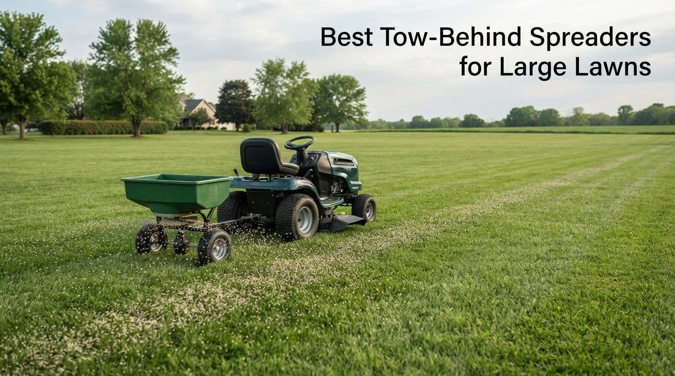 Best Tow-Behind Spreaders for Large Lawns