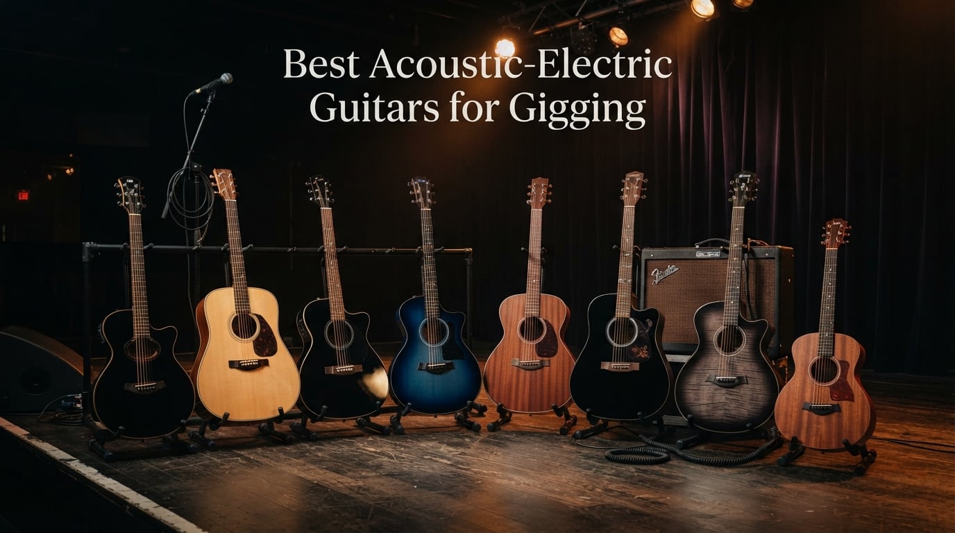 Best Acoustic-Electric Guitars for Gigging