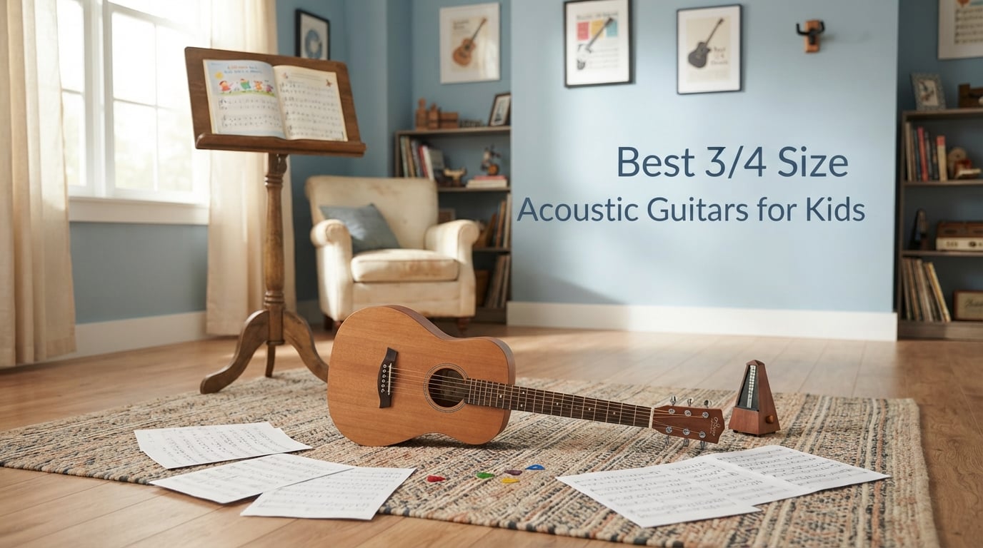Best 3/4 Size Acoustic Guitars for Kids