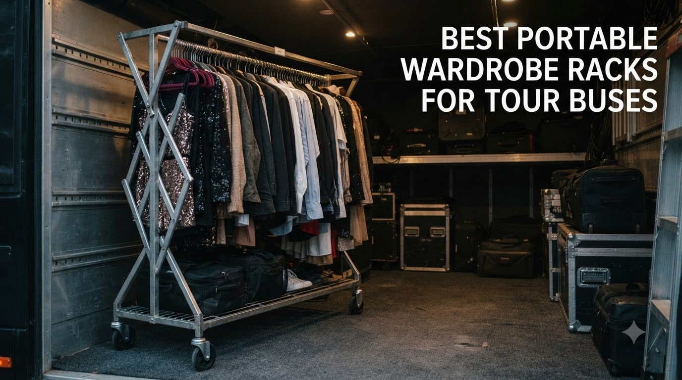Best Portable Wardrobe Racks for Tour Buses