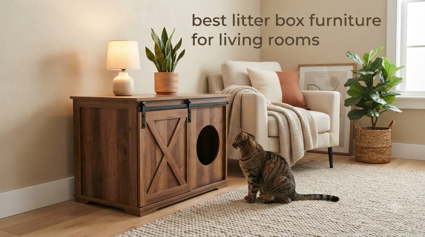 best litter box furniture for living rooms