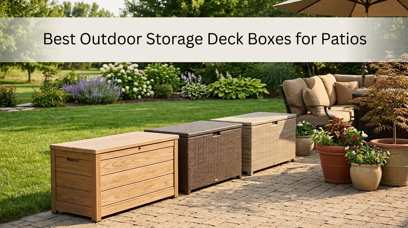 Best Outdoor Storage Deck Boxes for Patios
