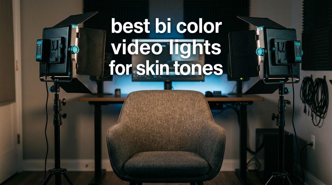 best bi color video lights for skin tones