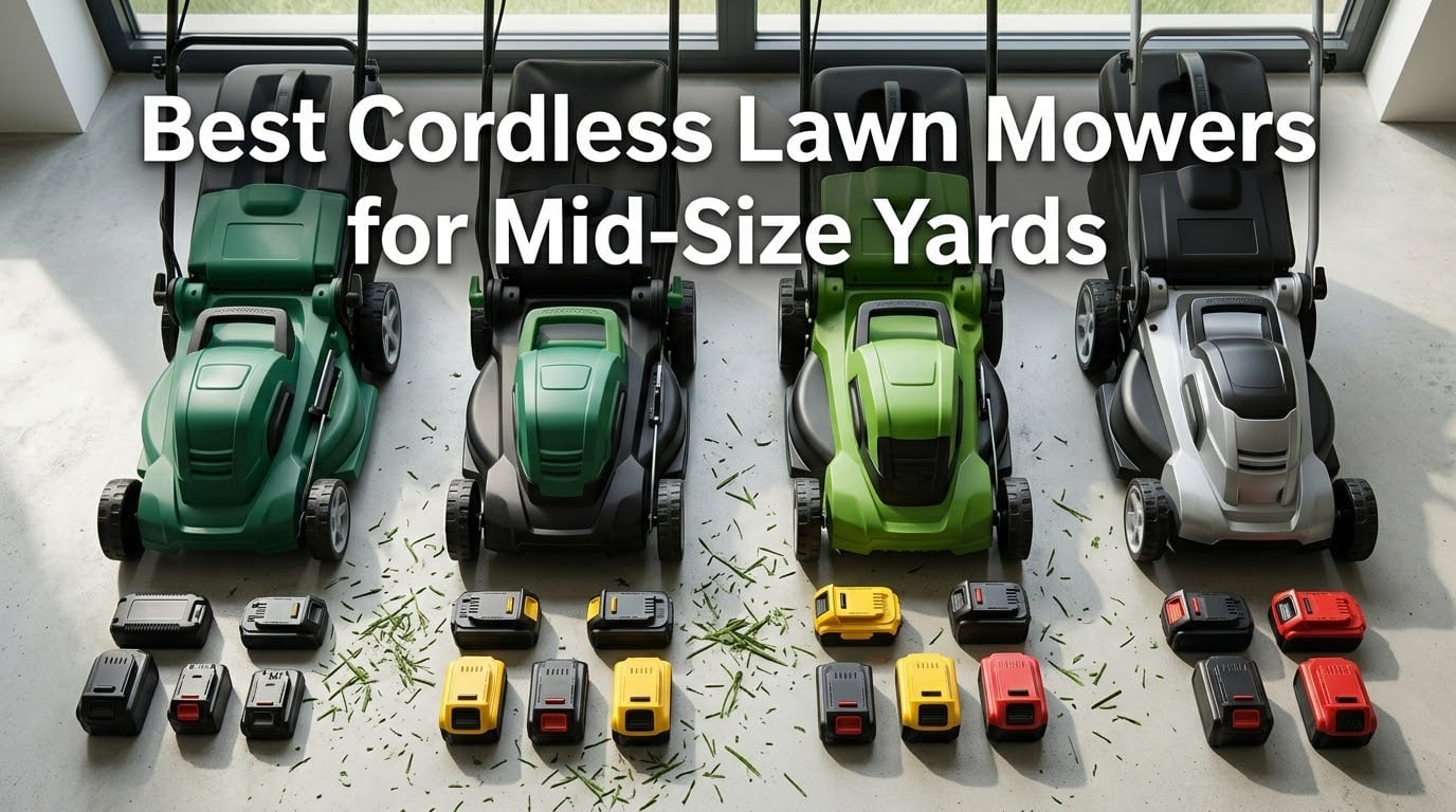 Best Cordless Lawn Mowers for Mid-Size Yards