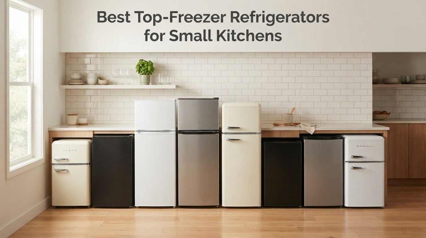 Best Top-Freezer Refrigerators for Small Kitchens