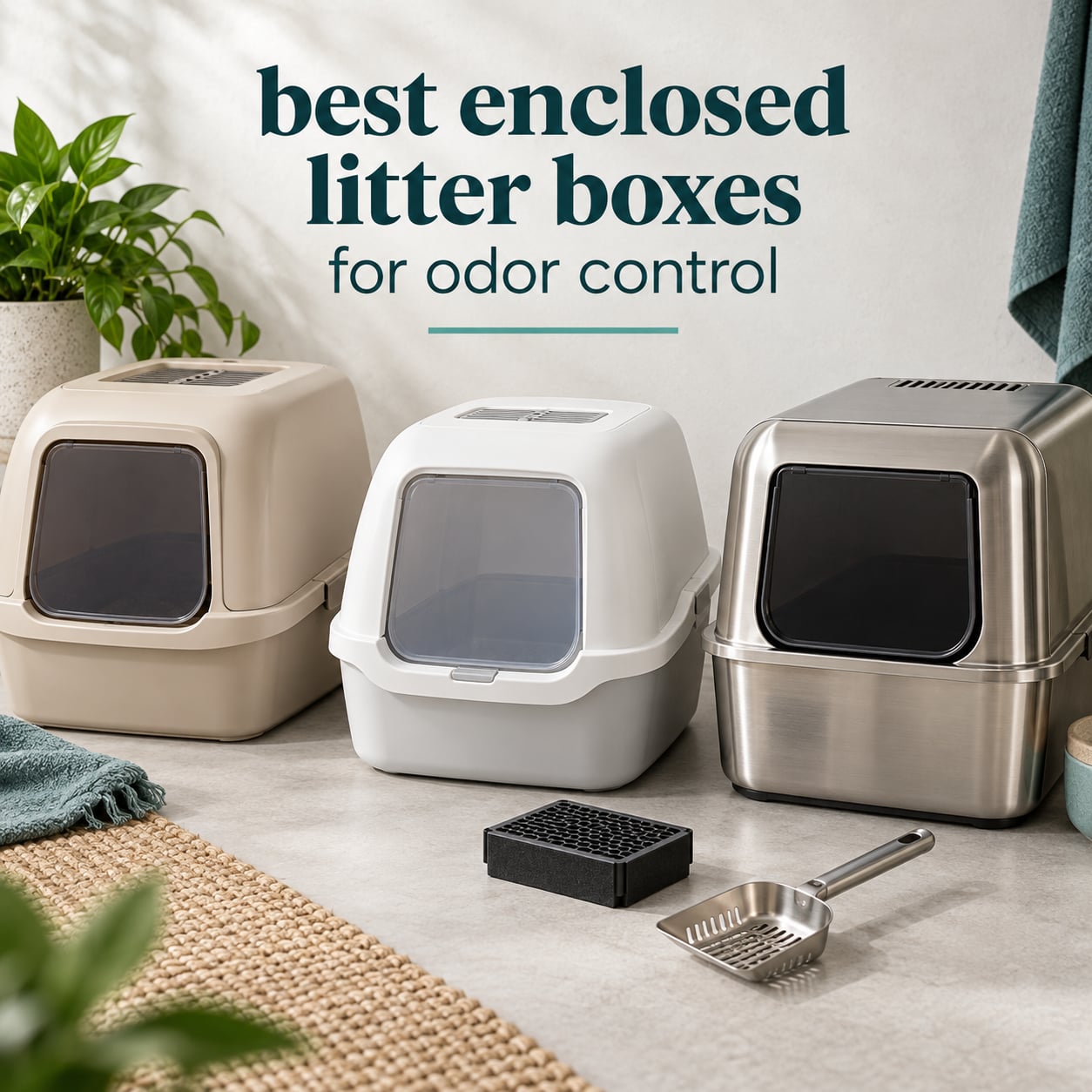 best enclosed litter boxes for odor control