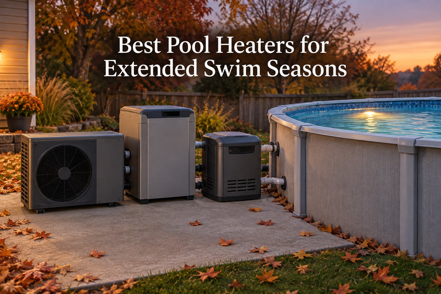 Best Pool Heaters for Extended Swim Seasons