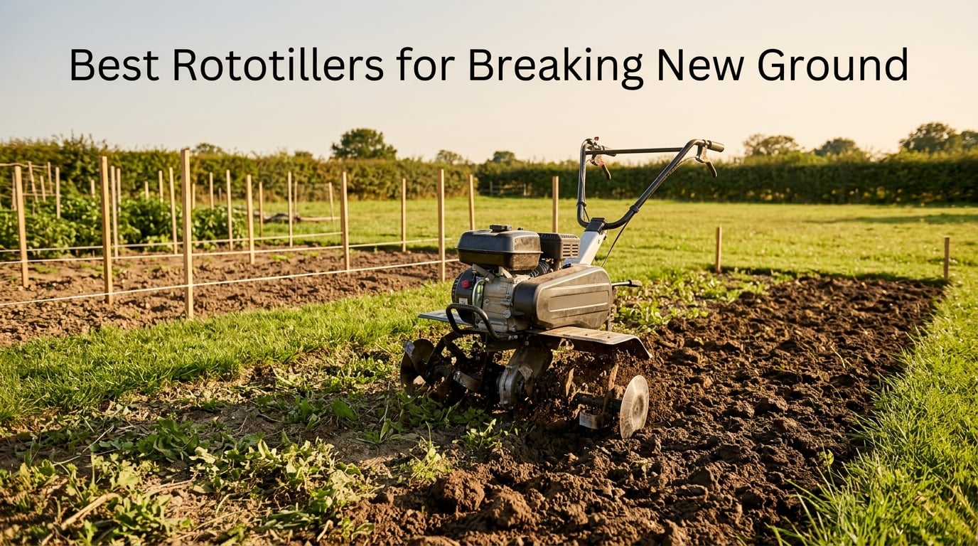 Best Rototillers for Breaking New Ground