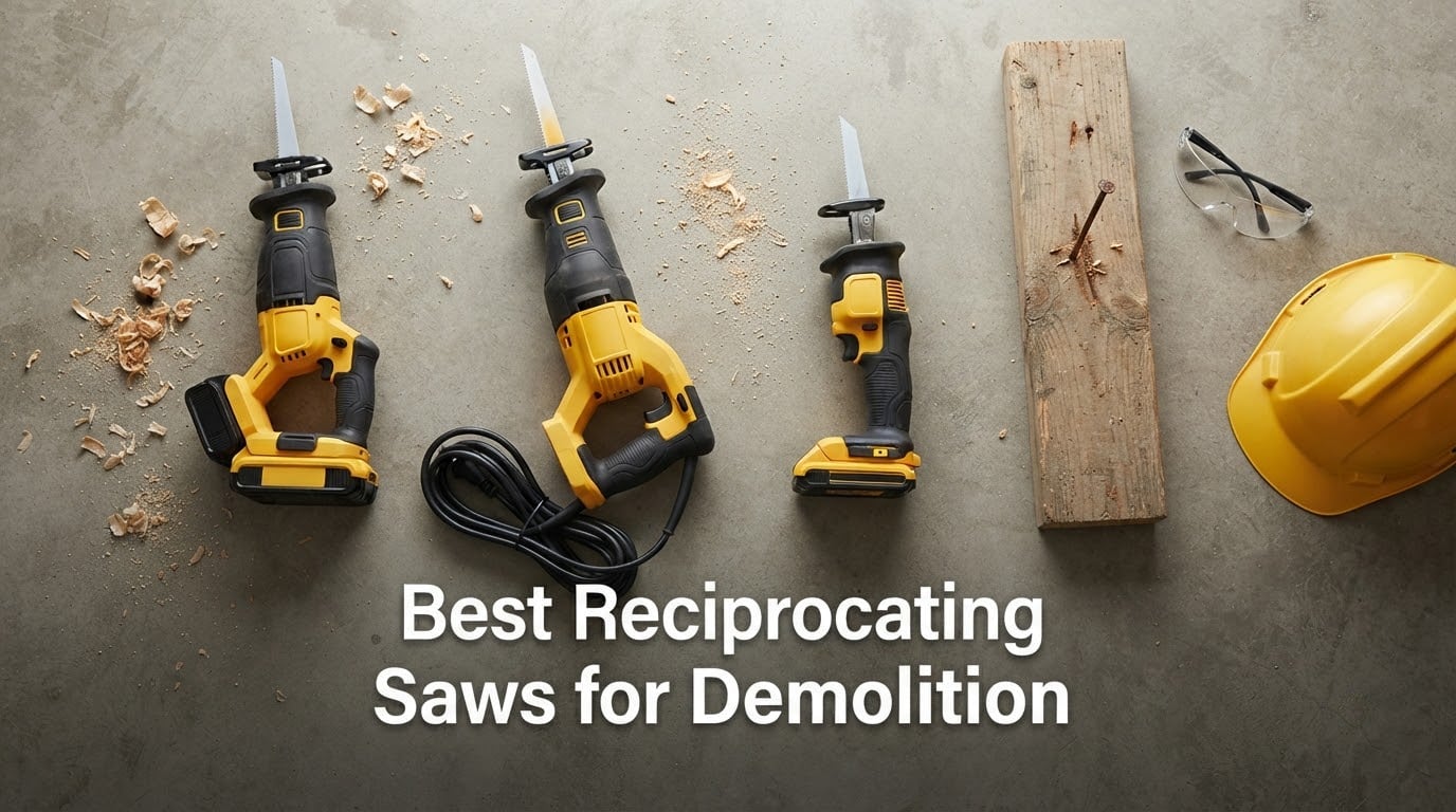 Best Reciprocating Saws for Demolition