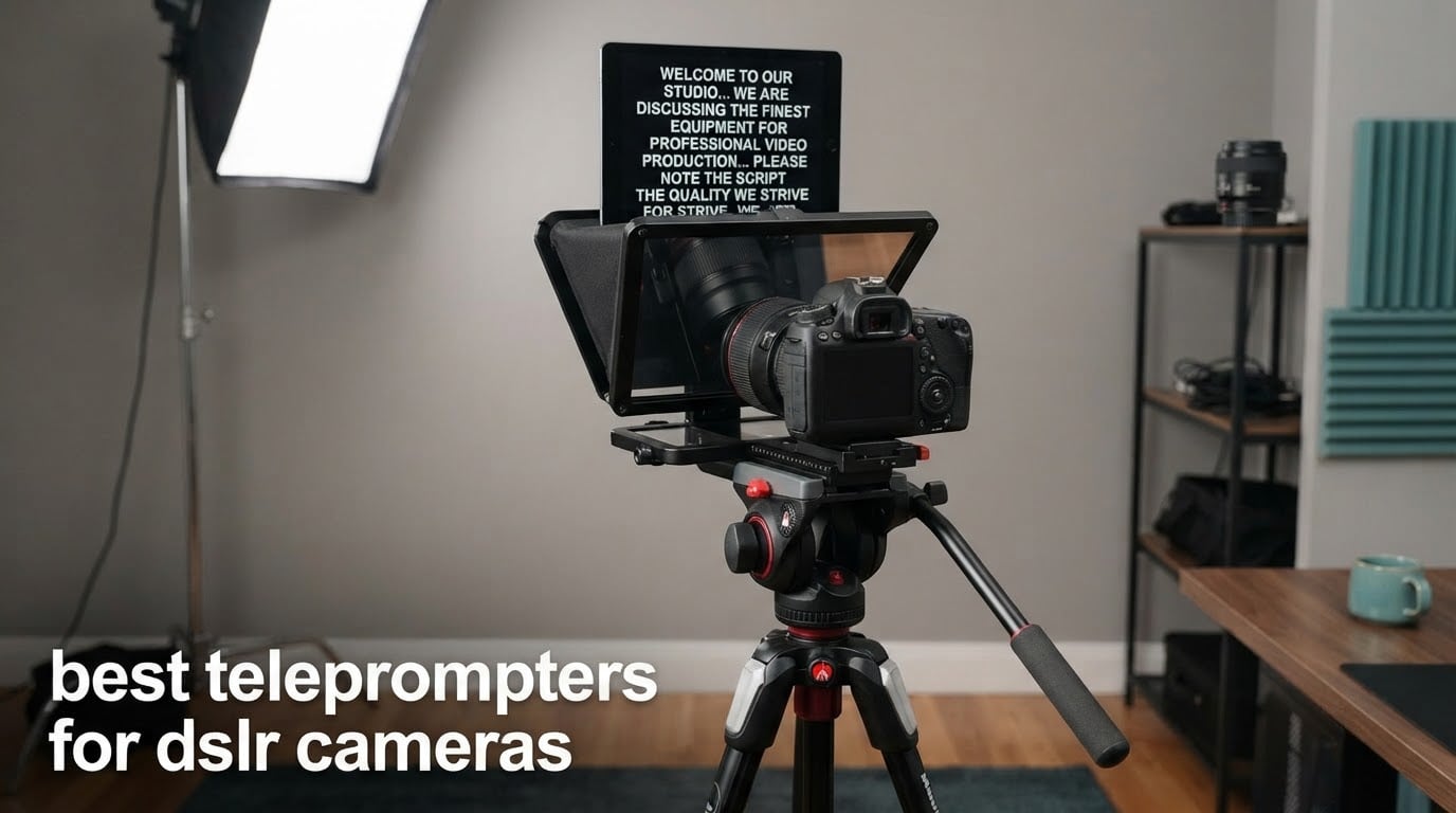 best teleprompters for dslr cameras