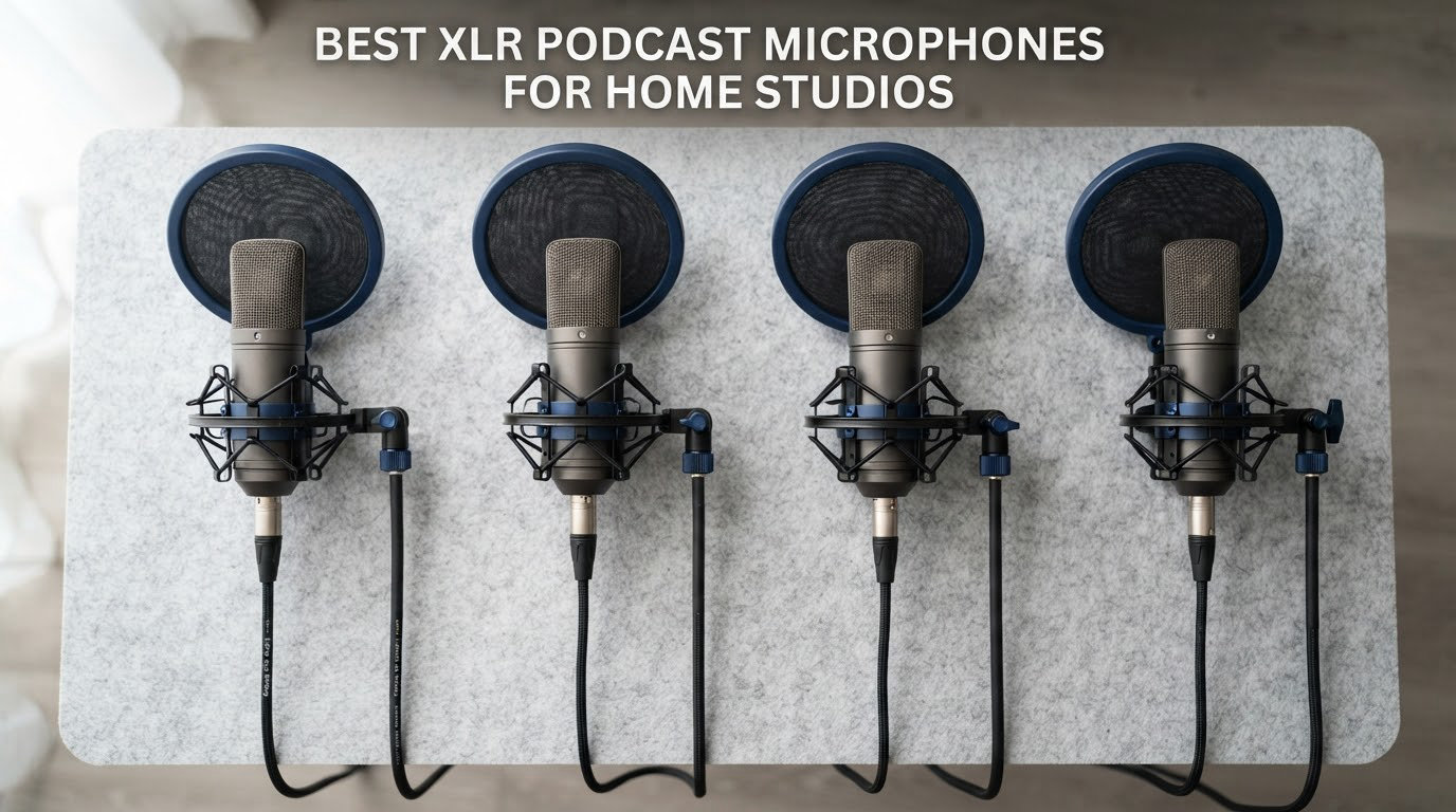 best xlr podcast microphones for home studios