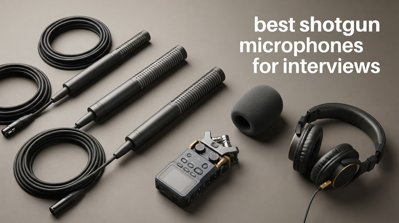 best shotgun microphones for interviews