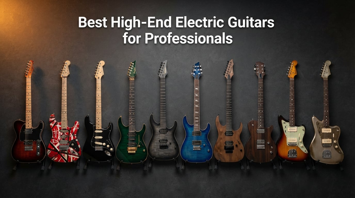 Best High-End Electric Guitars for Professionals