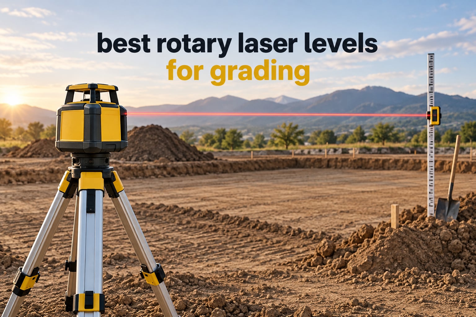 best rotary laser levels for grading