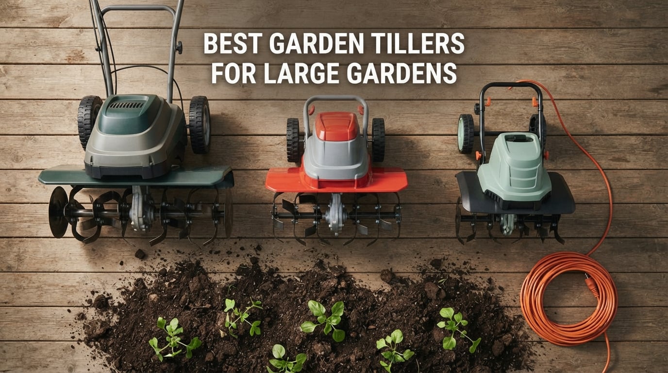 Best Garden Tillers for Large Gardens