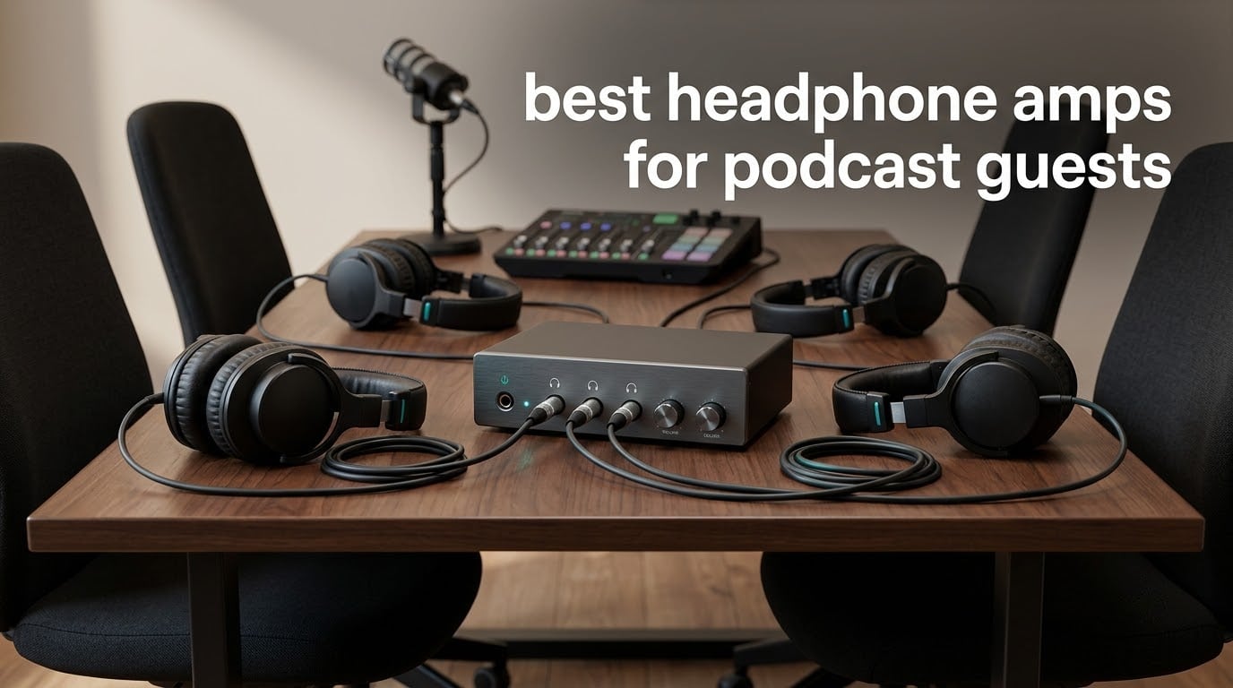 best headphone amps for podcast guests