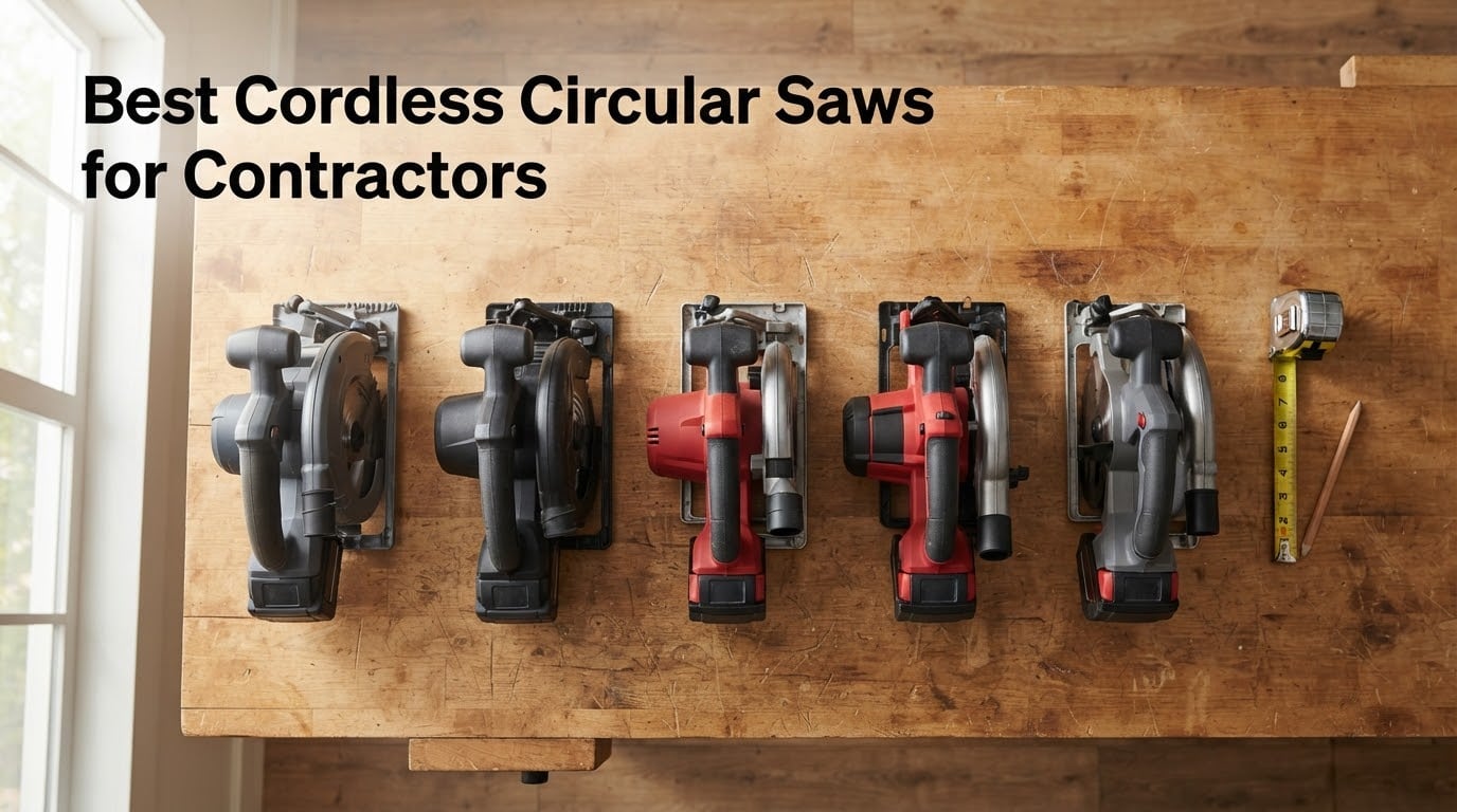 Best Cordless Circular Saws for Contractors