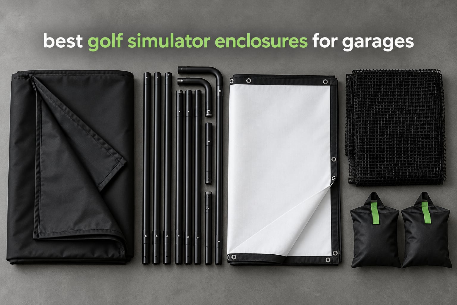 best golf simulator enclosures for garages