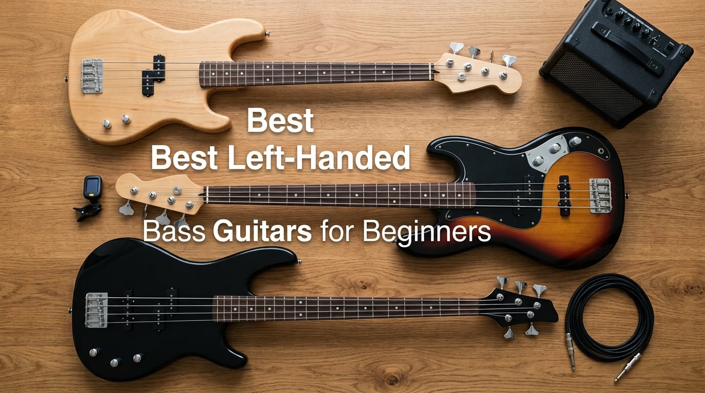 Best Left-Handed Bass Guitars for Beginners