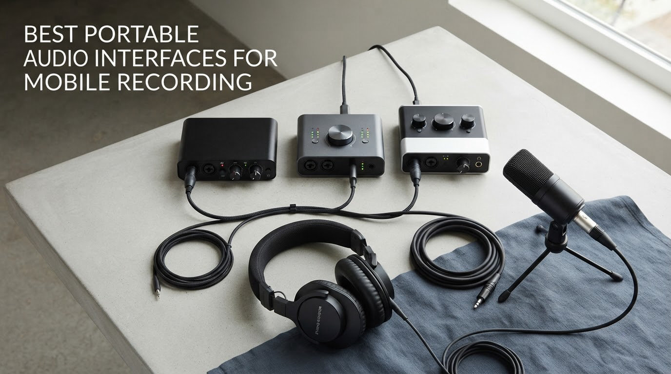 best portable audio interfaces for mobile recording