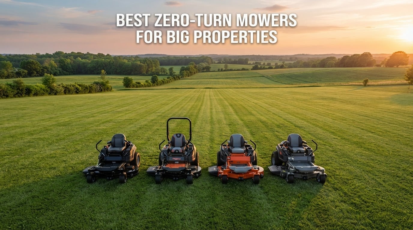Best Zero-Turn Mowers for Big Properties