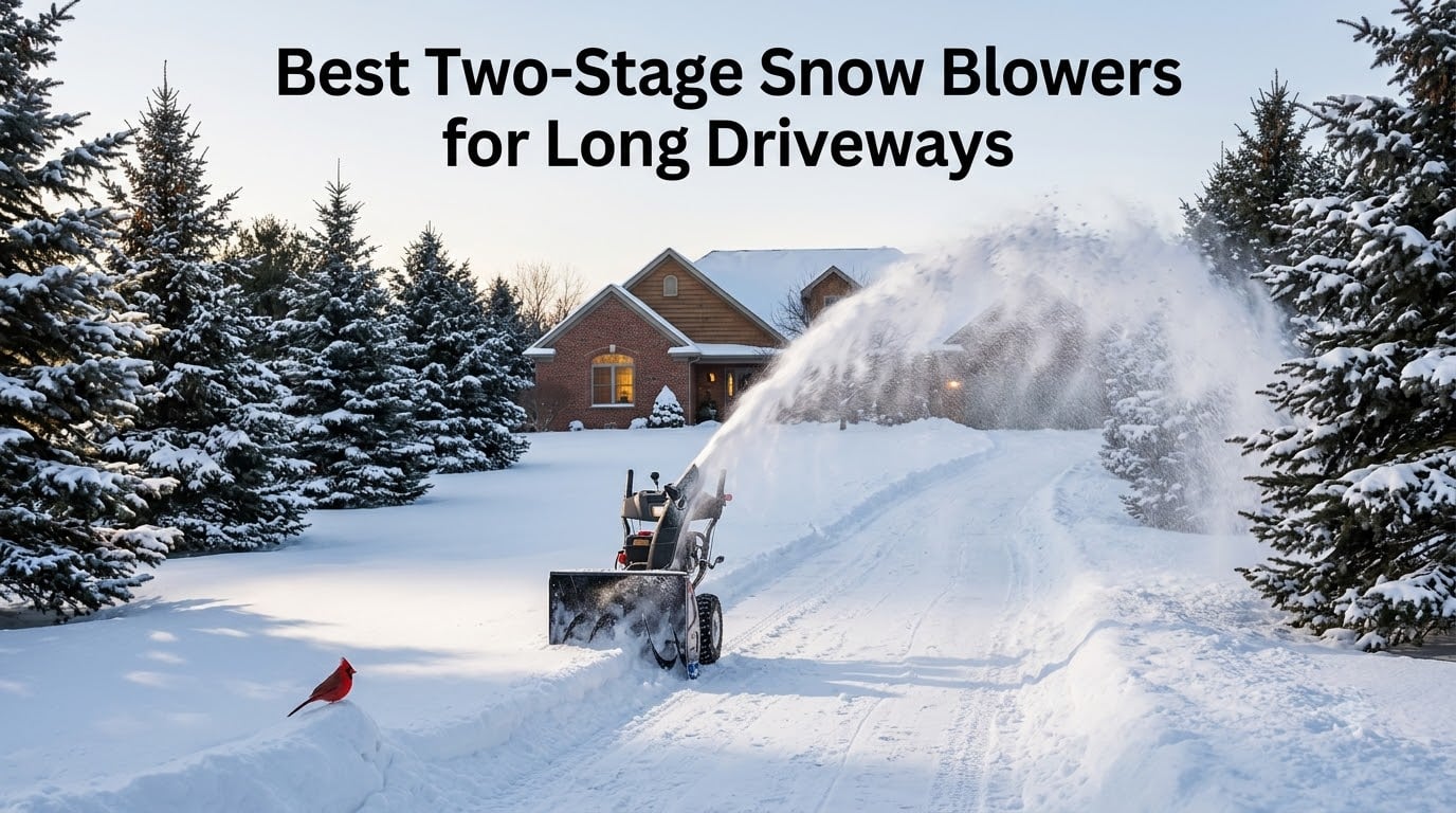 Best Two-Stage Snow Blowers for Long Driveways