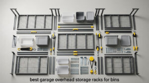 best garage overhead storage racks for bins