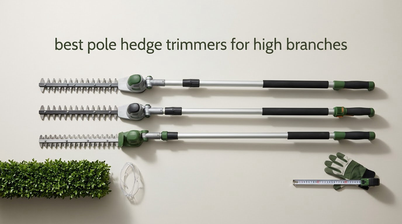 best pole hedge trimmers for high branches